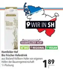 Citti HAMFELDER HOF Bio frischer haferdrink tilbud