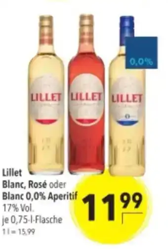Citti LILLET Blanc, rosé oder blanc 0,0% aperitif tilbud