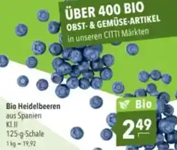 Citti Bio heidelbeeren tilbud