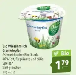 Citti BIO WIESENMILCH Cremetopfen tilbud
