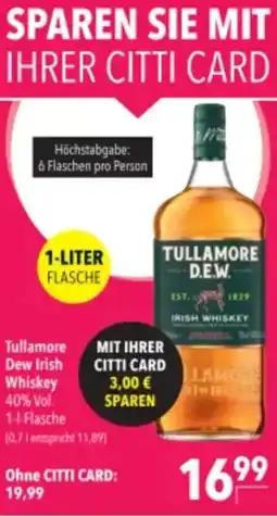 Citti TULLAMORE D.E.W. Irish whiskey tilbud