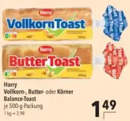 Citti HARRY Vollkorn-, butter- oder körner balance-toast tilbud