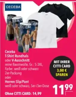 Citti CECEBA T-shirt rundhals oder v-ausschnitt tilbud
