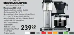 Citti MOCCAMASTER KBG Select tilbud