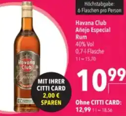 Citti HAVANA CLUB Añejo especial rum tilbud