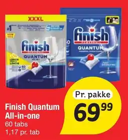 Fakta Tyskland Finish Quantum All-in-one tilbud