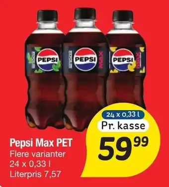 Fakta Tyskland Pepsi Max PET tilbud