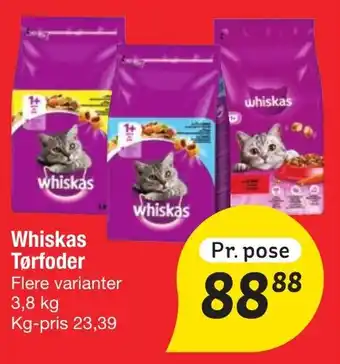 Fakta Tyskland Whiskas Tørfoder tilbud