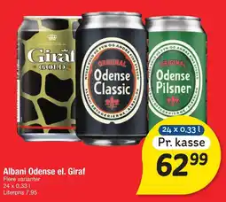 Fakta Tyskland Albani Odense el. Giraf tilbud