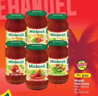 Fakta Tyskland Miracoli Pasta Sauce tilbud