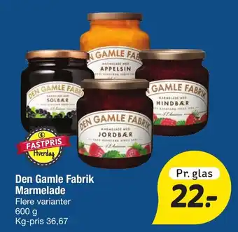 Fakta Tyskland Den Gamle Fabrik Marmelade tilbud