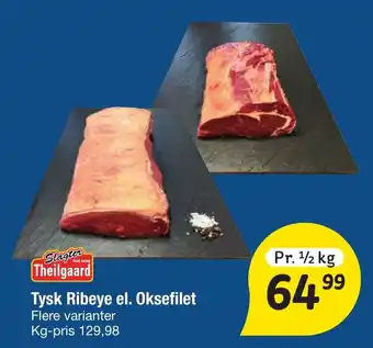 Fakta Tyskland Tysk Ribeye el. Oksefilet tilbud