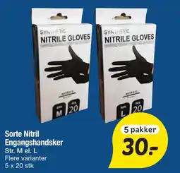 Fakta Tyskland Sorte Nitril Engangshandsker tilbud