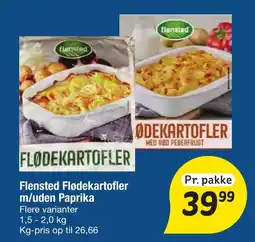 Fakta Tyskland Flensted Flødekartofler m/uden Paprika tilbud