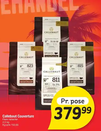 Fakta Tyskland Callebaut Couverture tilbud
