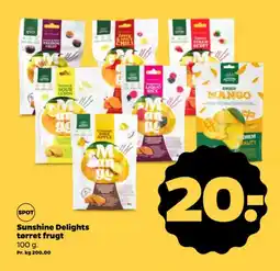 Netto SUNSHIN DELIGHTS Tørret frugt tilbud