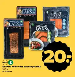 Netto Gravad, kold- eller varmrøget laks tilbud