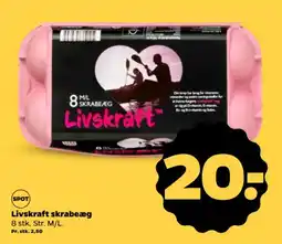 Netto Livskraft skrabeæg tilbud