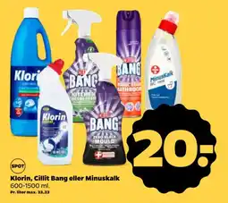 Netto Klorin, cillit bang eller minuskalk tilbud