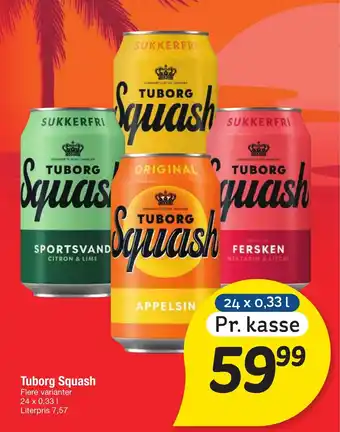 Fakta Tyskland Tuborg Squash tilbud