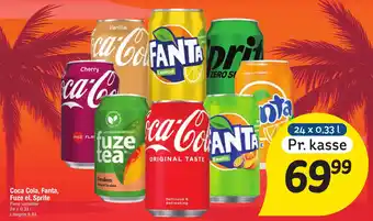 Fakta Tyskland Coca Cola, Fanta, Fuze el. Sprite tilbud