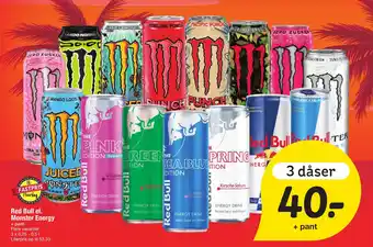 Fakta Tyskland Red Bull el. Monster Energy tilbud
