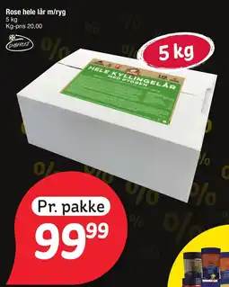 Fakta Tyskland Rose hele lår m/ryg tilbud