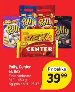 Fakta Tyskland Polly, Center el. Kex tilbud