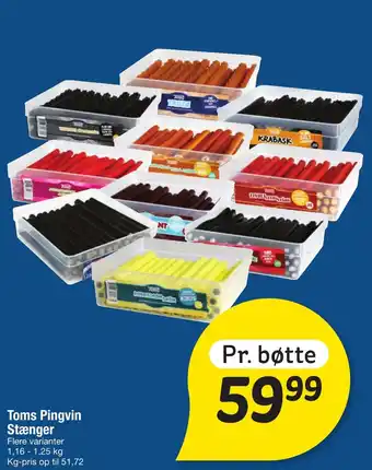 Fakta Tyskland Toms Pingvin Stænger tilbud