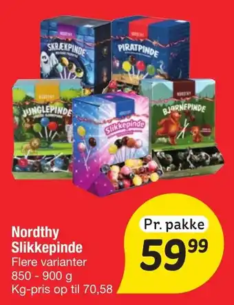 Fakta Tyskland Nordthy Slikkepinde tilbud