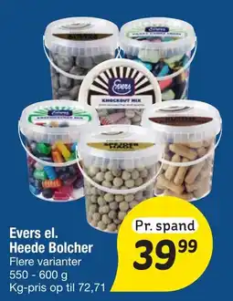 Fakta Tyskland Evers el. Heede Bolcher tilbud