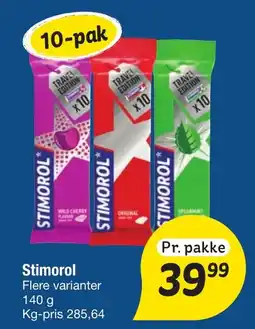 Fakta Tyskland Stimorol tilbud