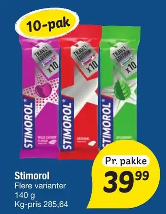 Fakta Tyskland Stimorol tilbud