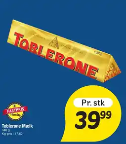 Fakta Tyskland Toblerone Mælk tilbud