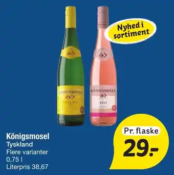Fakta Tyskland Königsmosel tilbud