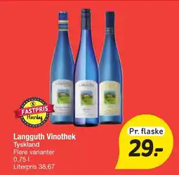 Fakta Tyskland Langguth Vinothek tilbud