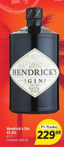 Fakta Tyskland Hendrick's Gin 41,4% tilbud