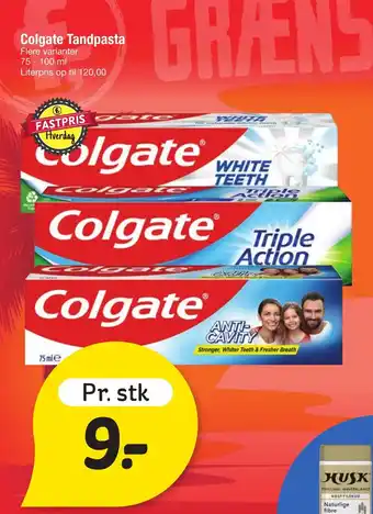 Fakta Tyskland Colgate Tandpasta tilbud