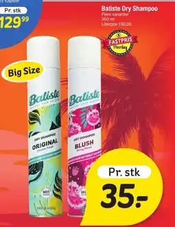 Fakta Tyskland Batiste Dry Shampoo tilbud
