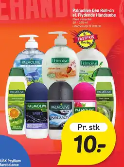 Fakta Tyskland Palmolive Deo Roll-on el. Flydende Håndsæbe tilbud