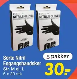 Fakta Tyskland Sorte Nitril Engangshandsker tilbud