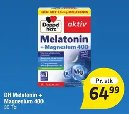 Fakta Tyskland DH Melatonin + Magnesium 400 tilbud
