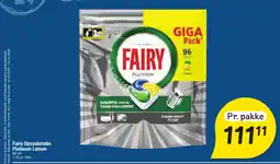 Fakta Tyskland Fairy Opvasketabs Platinum Lemon tilbud