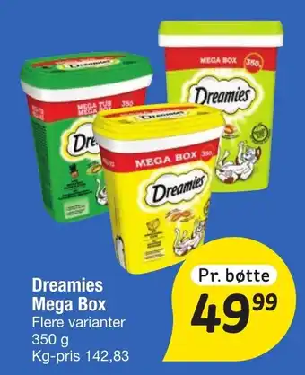 Fakta Tyskland Dreamies Mega Box tilbud