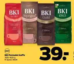 Netto BKI Formalet kaffe tilbud