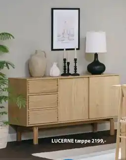 JYSK LUCERNE tæppe tilbud