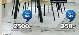 JYSK VILLEPLE tæppe tilbud