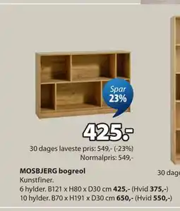 JYSK MOSBJERG bogreol tilbud