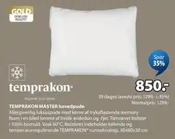 JYSK TEMPRAKON MASTER hovedpude tilbud