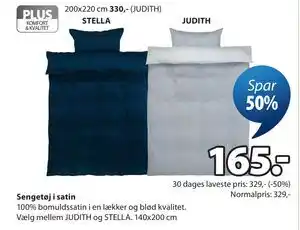 Sengetøj i satin